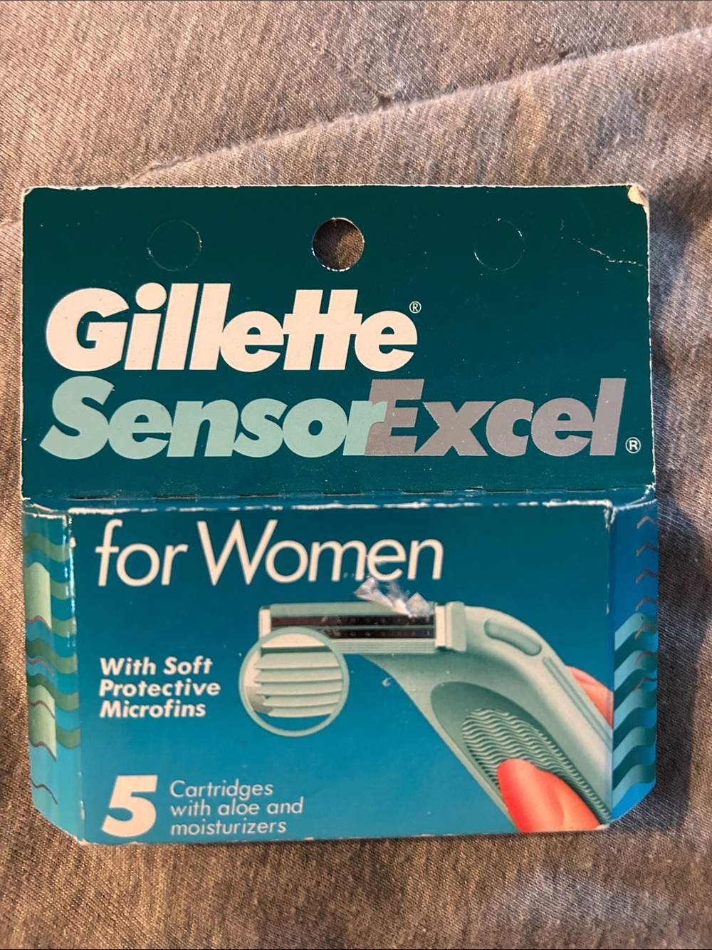 Gillette SensorExcel Replacement Cartridges for Women - Teal